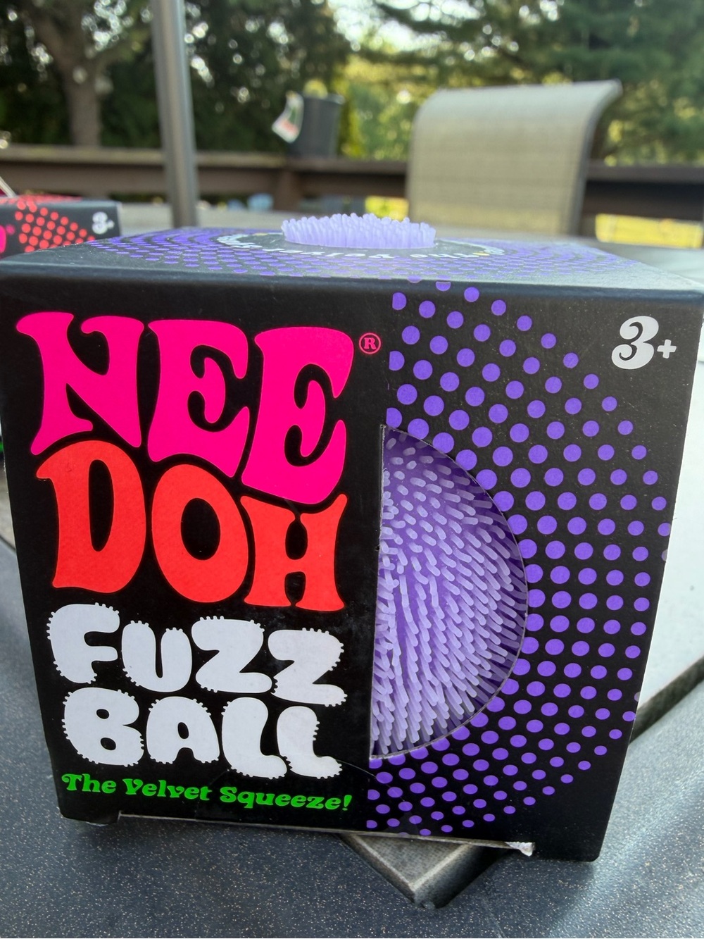 NeeDoh Fuzz Ball  - Purple